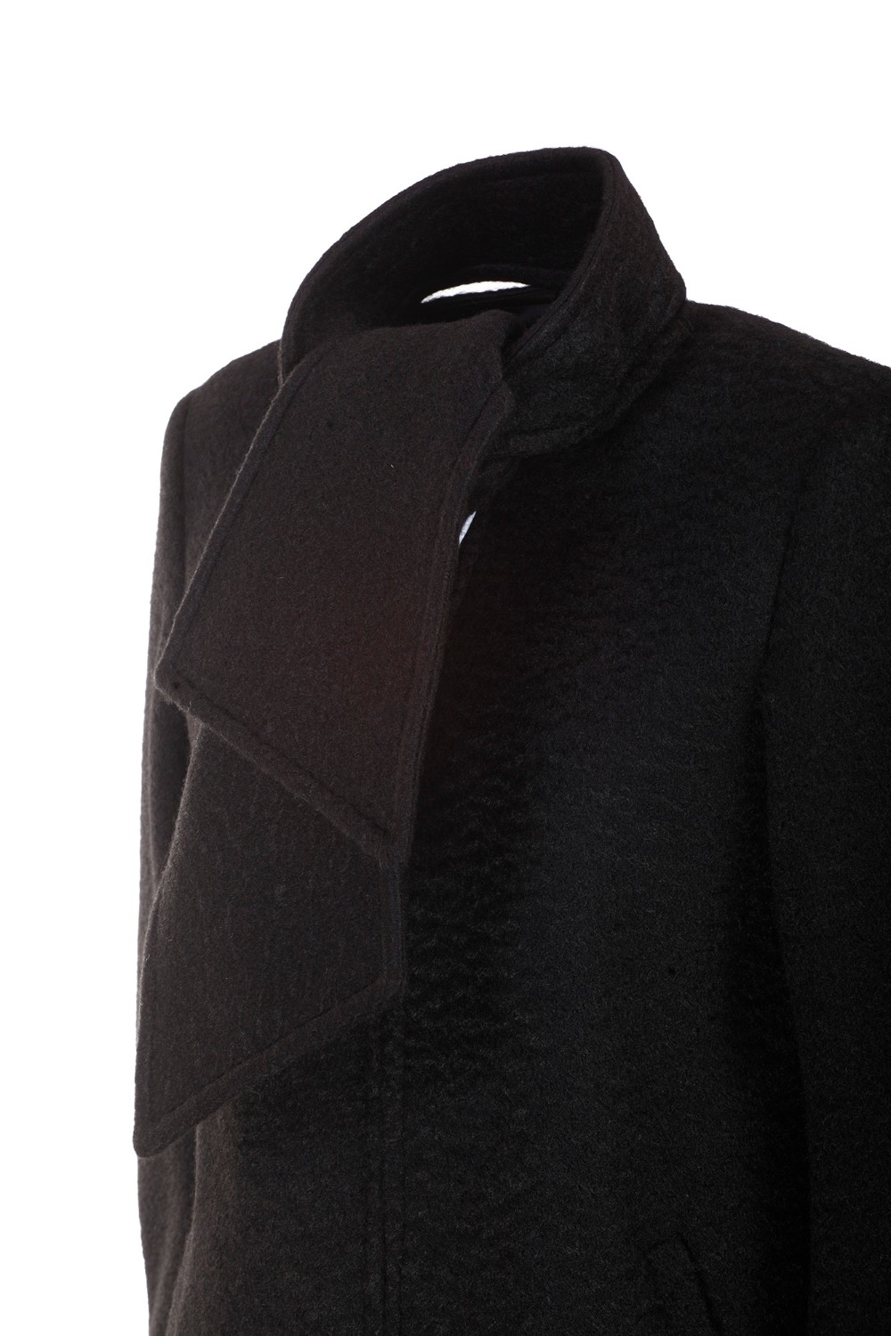 shop EMPORIO ARMANI  Cappotto: Emporio Armani cappotto con zip e collo foulard in tessuto effetto bouclé.
Composizione: 100% Poliestere.
Collo removibile.
Maniche lunghe.
Chiusura con zip.
Fodera in raso.
Fabbricato in Cina.. H4NL1N E9911-999 number 1918041